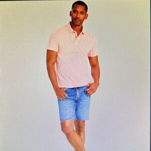 Sun + Stone Dusty Rose Polo Shirt